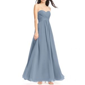 Azazie Yazmin Dress in Dusty Blue